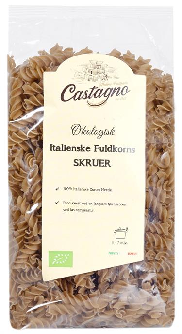 Pasta Skruer, Fuldkorn, Økologisk